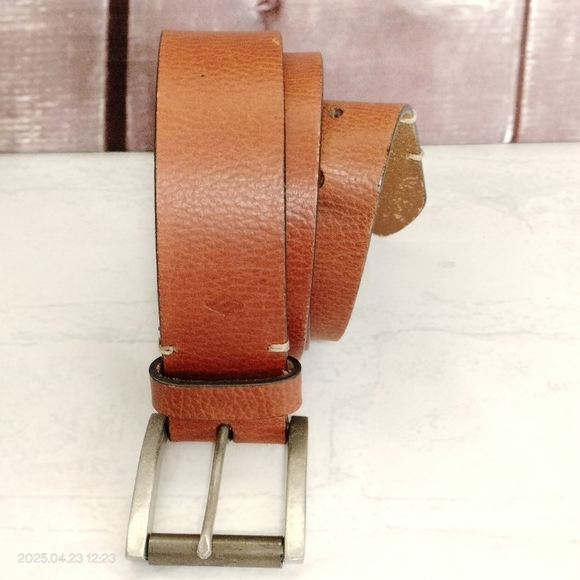 Joseph Abboud Genuine Leather Brown Men's Belt SZ 38 Peddled Work Business - Picture 1 of 14